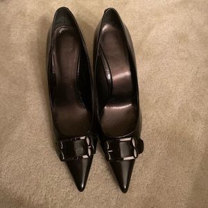 Nine West dark brown pumps